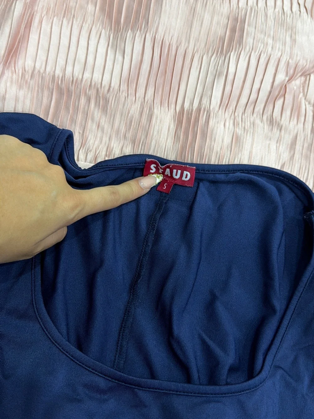 STAUD Navy blue matching set size small
